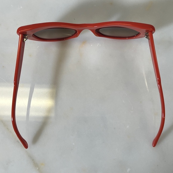 Stella McCartney Orange Cat Eye Sunglasses - Picture 6 of 6